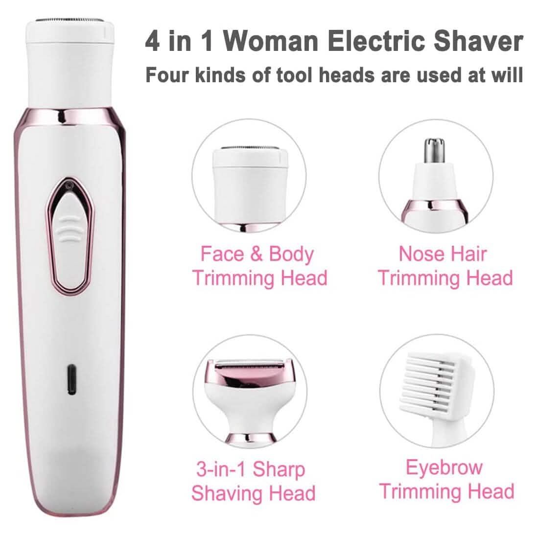 4-in-1 Electric Razor for Women - A-1 Thread Vault