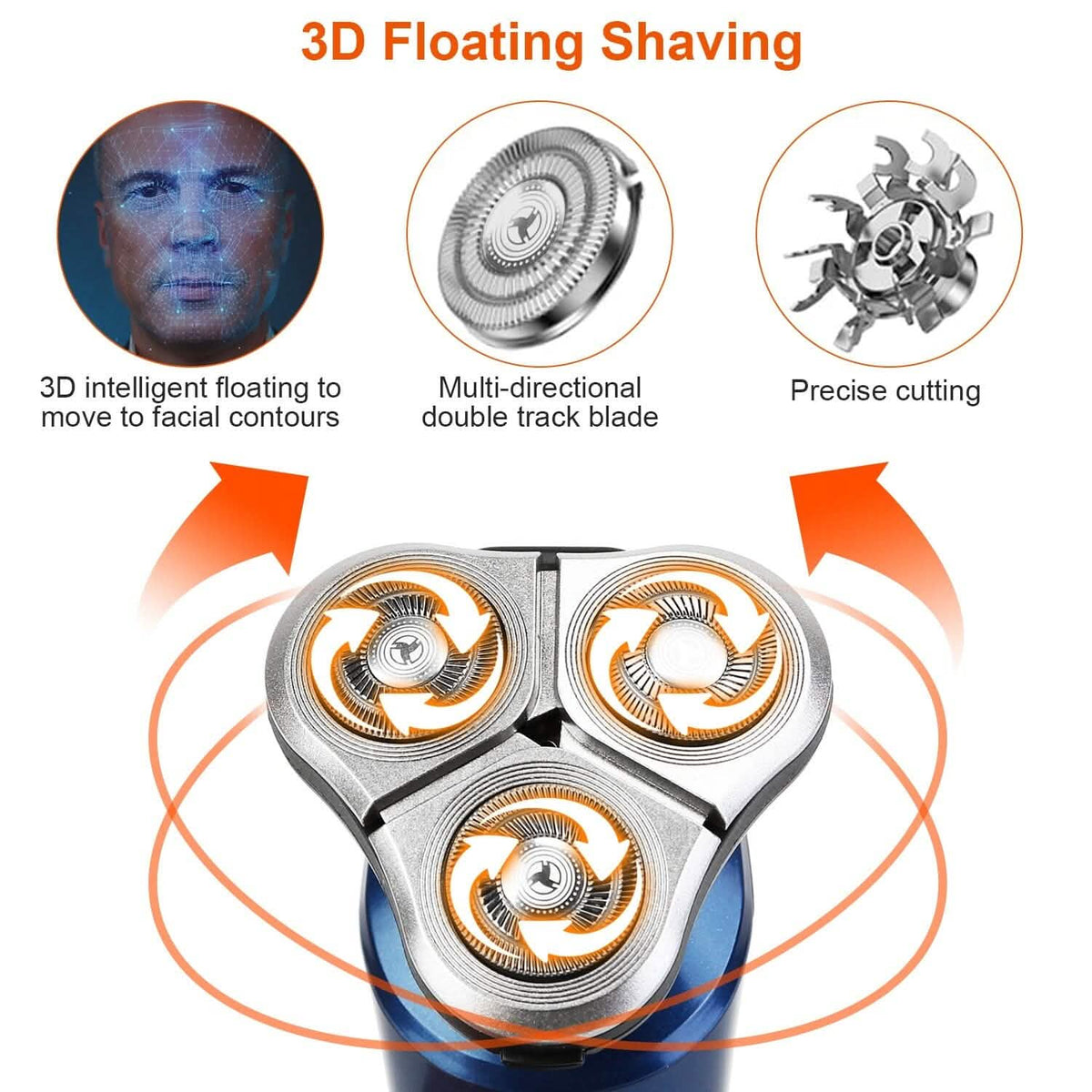 4-In-1 Electric Razor Shaver Rechargeable Cordless - A-1 Thread Vault