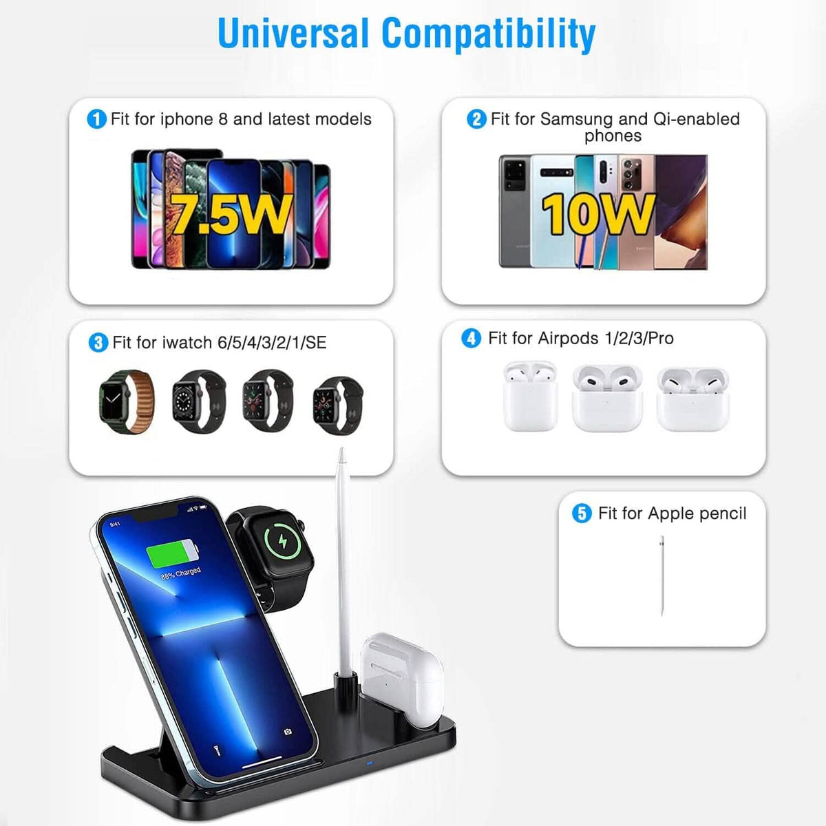 4-in-1 Foldable Wireless Charger - A-1 Thread Vault