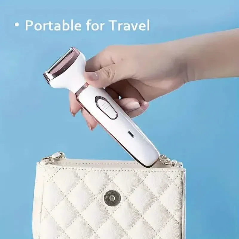 4-in-1 Silky-Smooth Electric Shaver for Women - Wet/Dry, USB Rechargeable & Portable for Full Body Use - A-1 Thread Vault