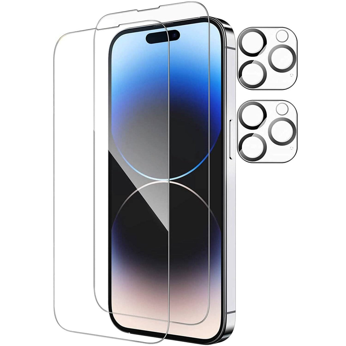 4-Pack: Clear Screen and Camera Lens Protector Set - A-1 Thread Vault