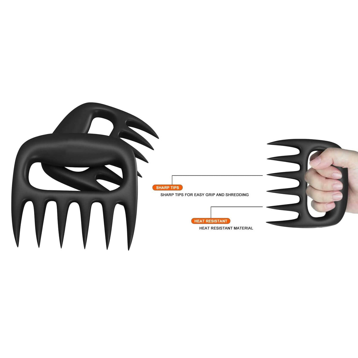 4-Pack: Meat Chicken Poultry Shredding Pulling Claws - A-1 Thread Vault