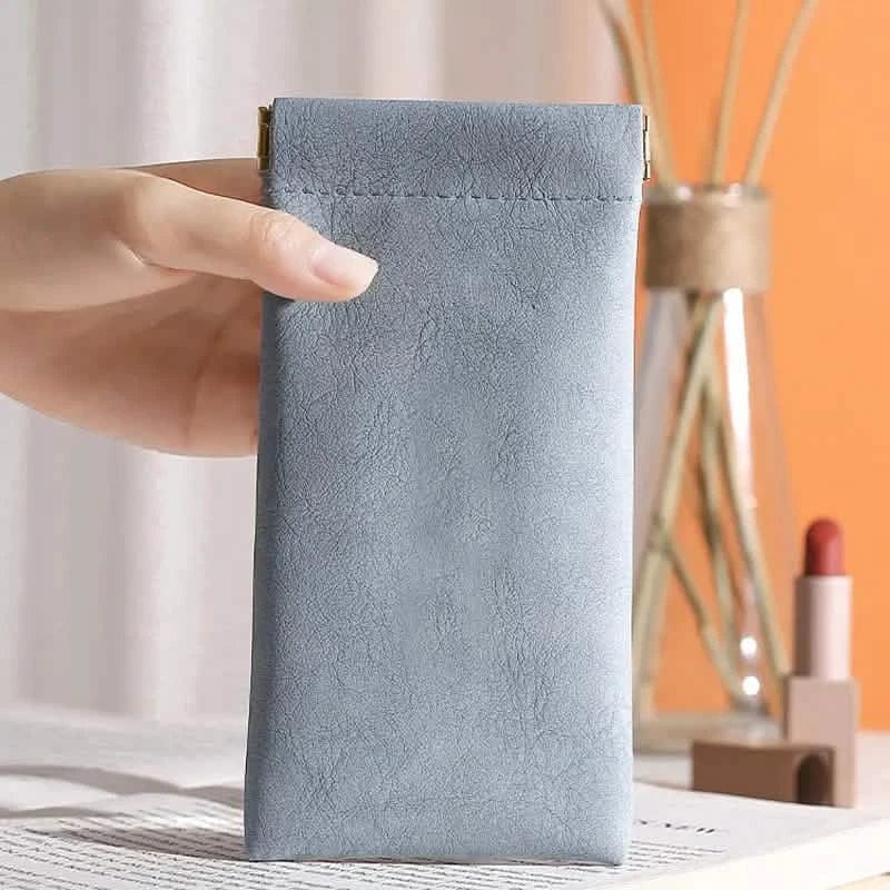 4-Pack: Soft PU Leather Reading Glasses Bag - A-1 Thread Vault