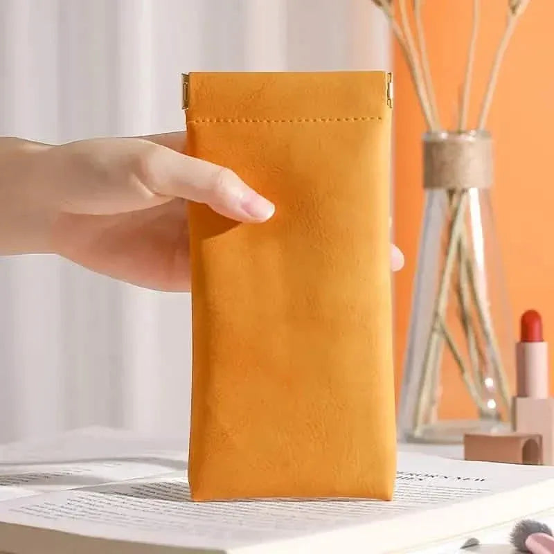4-Pack: Soft PU Leather Reading Glasses Bag - A-1 Thread Vault