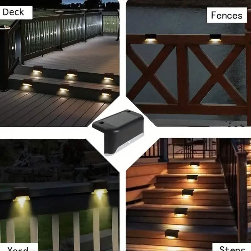 4-Pack: Solar Outdoor Garden Deck Lights - A-1 Thread Vault