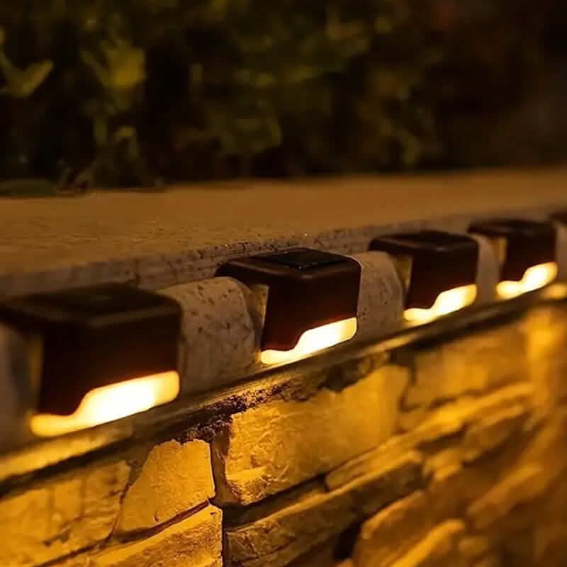 4-Pack: Solar Outdoor Garden Deck Lights - A-1 Thread Vault