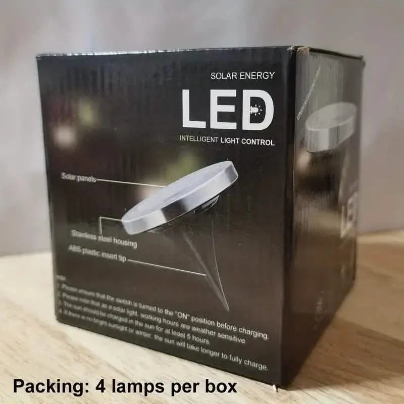 4-Pack: Waterproof Solar Garden Lights - A-1 Thread Vault