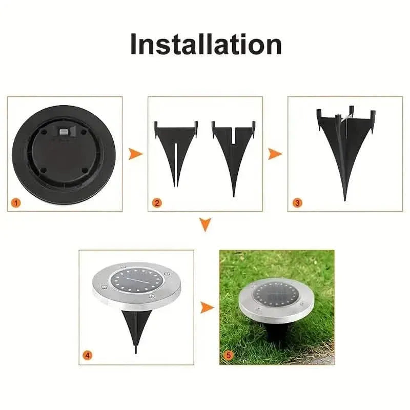 4-Pack: Waterproof Solar Garden Lights - A-1 Thread Vault