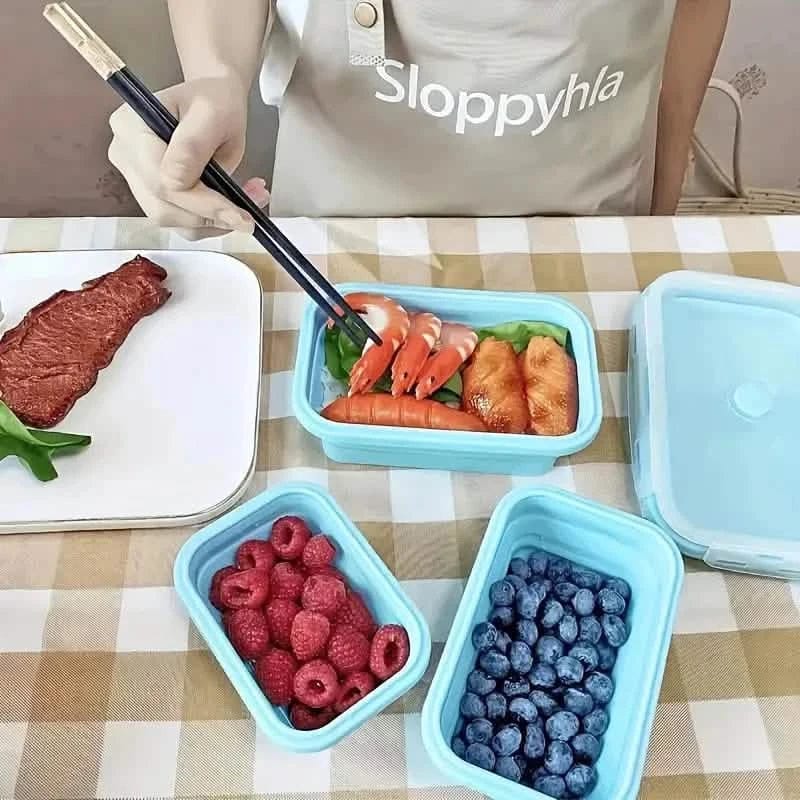 4-Piece Set: Plastic Food Storage Containers With Lids - A-1 Thread Vault