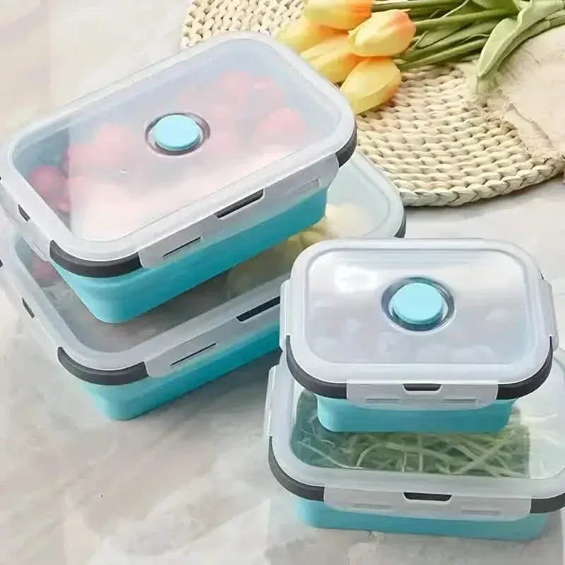 4-Piece Set: Plastic Food Storage Containers With Lids - A-1 Thread Vault
