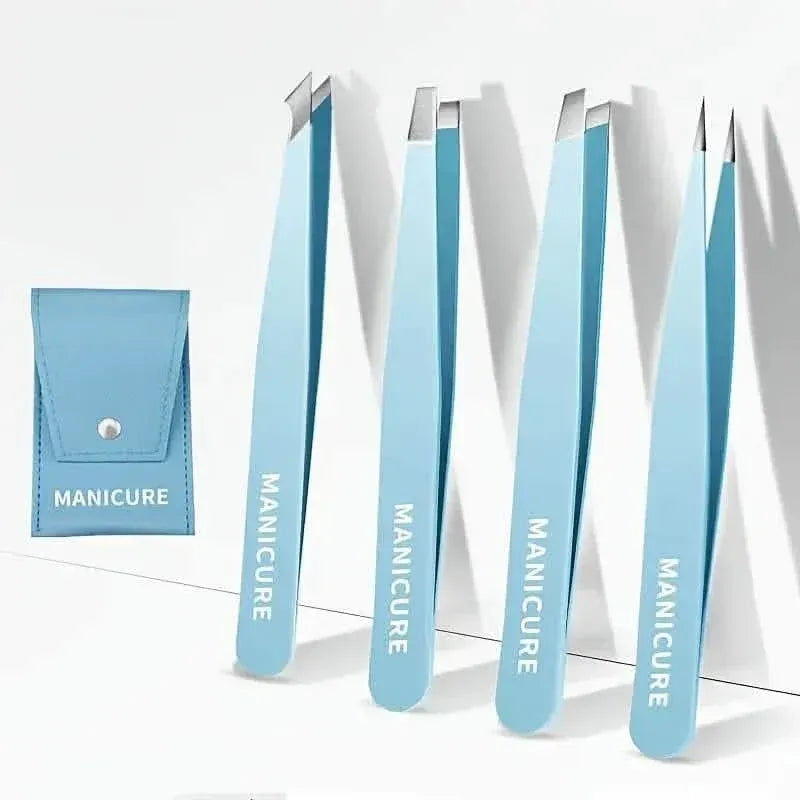 4-Pieces: High-Quality Eyebrow Tweezer - A-1 Thread Vault