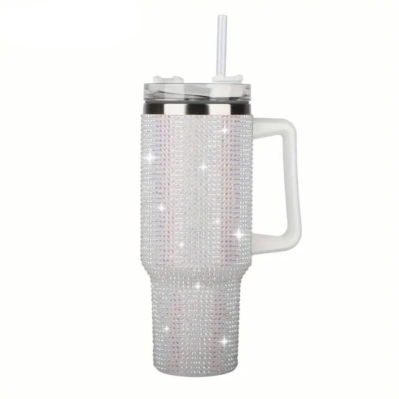 40 Oz Super Sparkly Rhinestone Bling Tumbler - A-1 Thread Vault