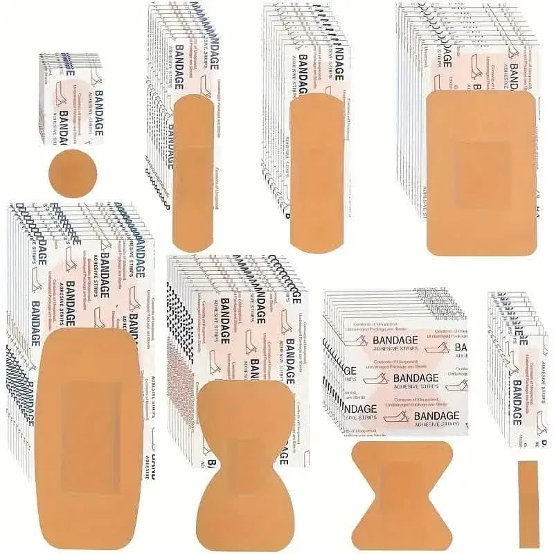 40-Pack: Adhesive Bandages, Assorted Waterproof Breathable Sterile Strips with Non-Stick Pad - A-1 Thread Vault