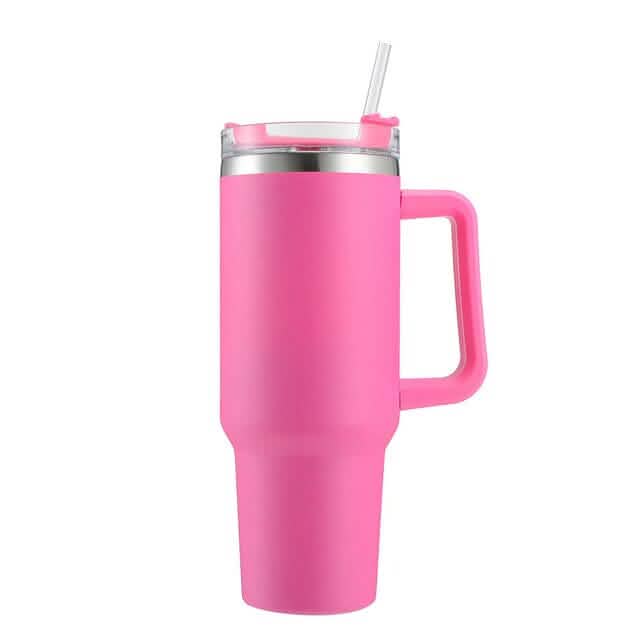 40oz Reusable Vacuum Tumbler with Insulated Double Wall and Cup Handle - A-1 Thread Vault