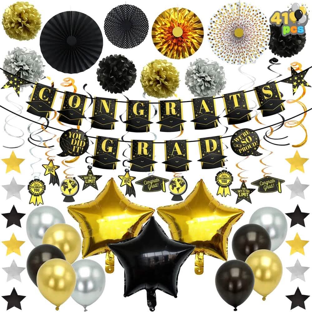 41-Piece: Party Decoration Kit With Balloons - A-1 Thread Vault