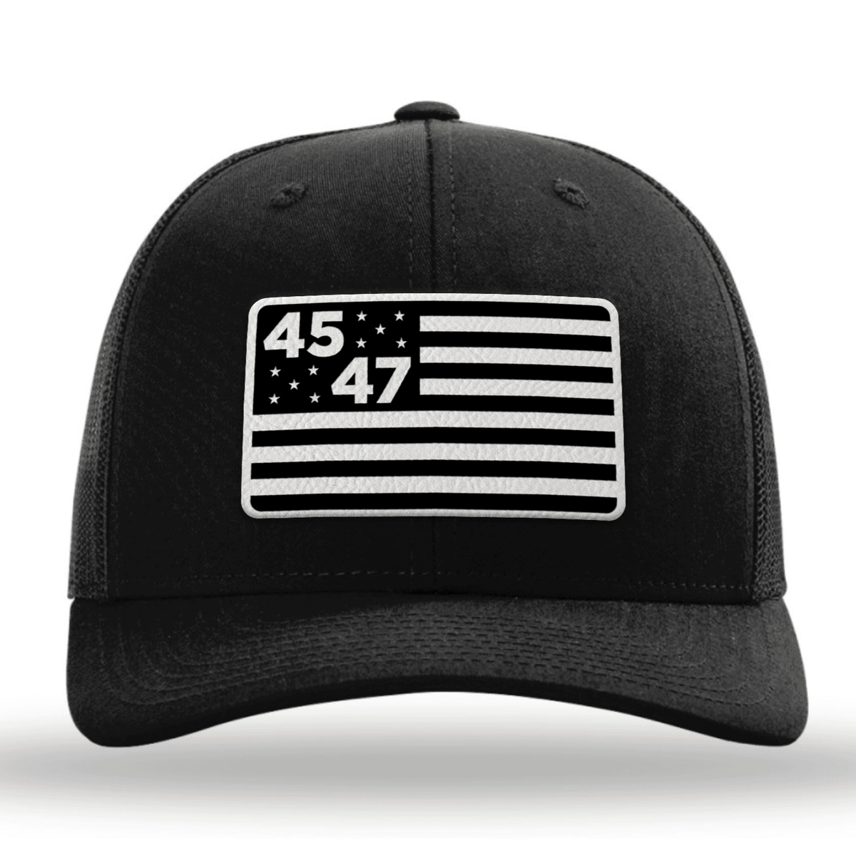45th & 47th President Flag Hat (Monochrome) - A-1 Thread Vault