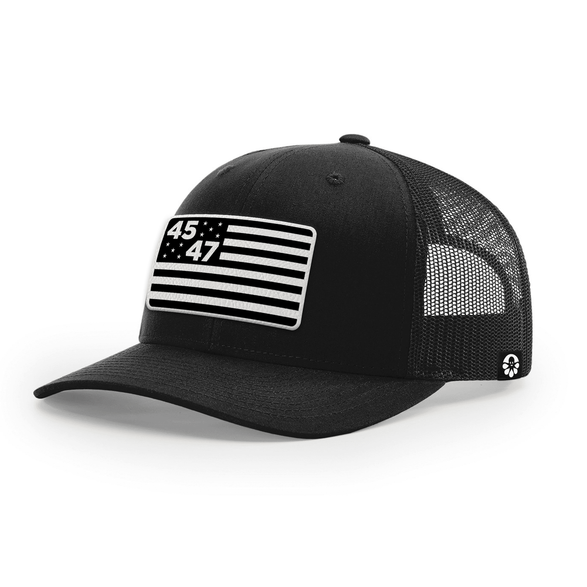 45th & 47th President Flag Hat (Monochrome) - A-1 Thread Vault