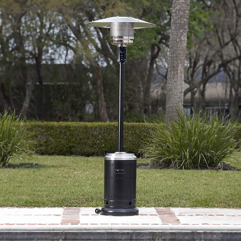 46,000 BTU Outdoor Propane Patio Heater with Wheels - A-1 Thread Vault