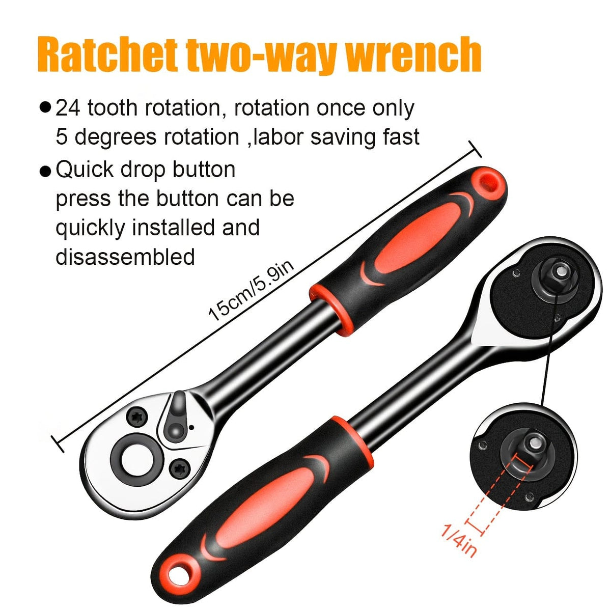 46pc Ratchet & Wrench Tool Set - A-1 Thread Vault