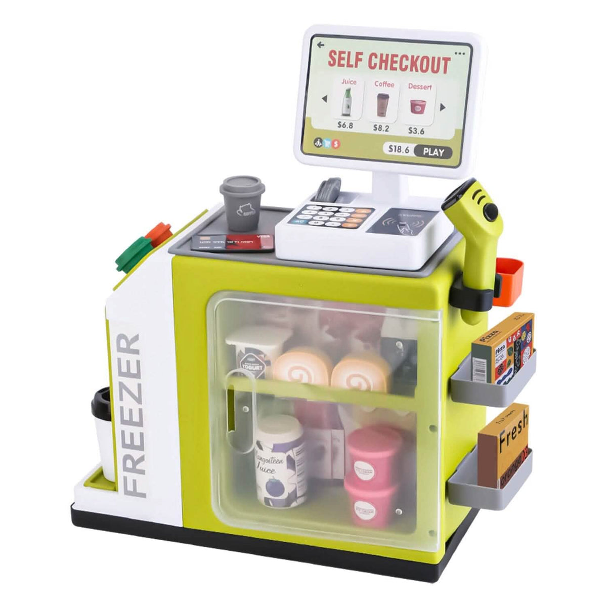 48-Piece: Pretend Cash Register Play Toy Set - A-1 Thread Vault