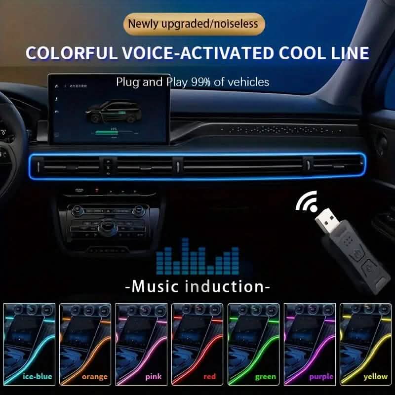 4.98 Meter Car Interior RGB LED Strip Lights - A-1 Thread Vault