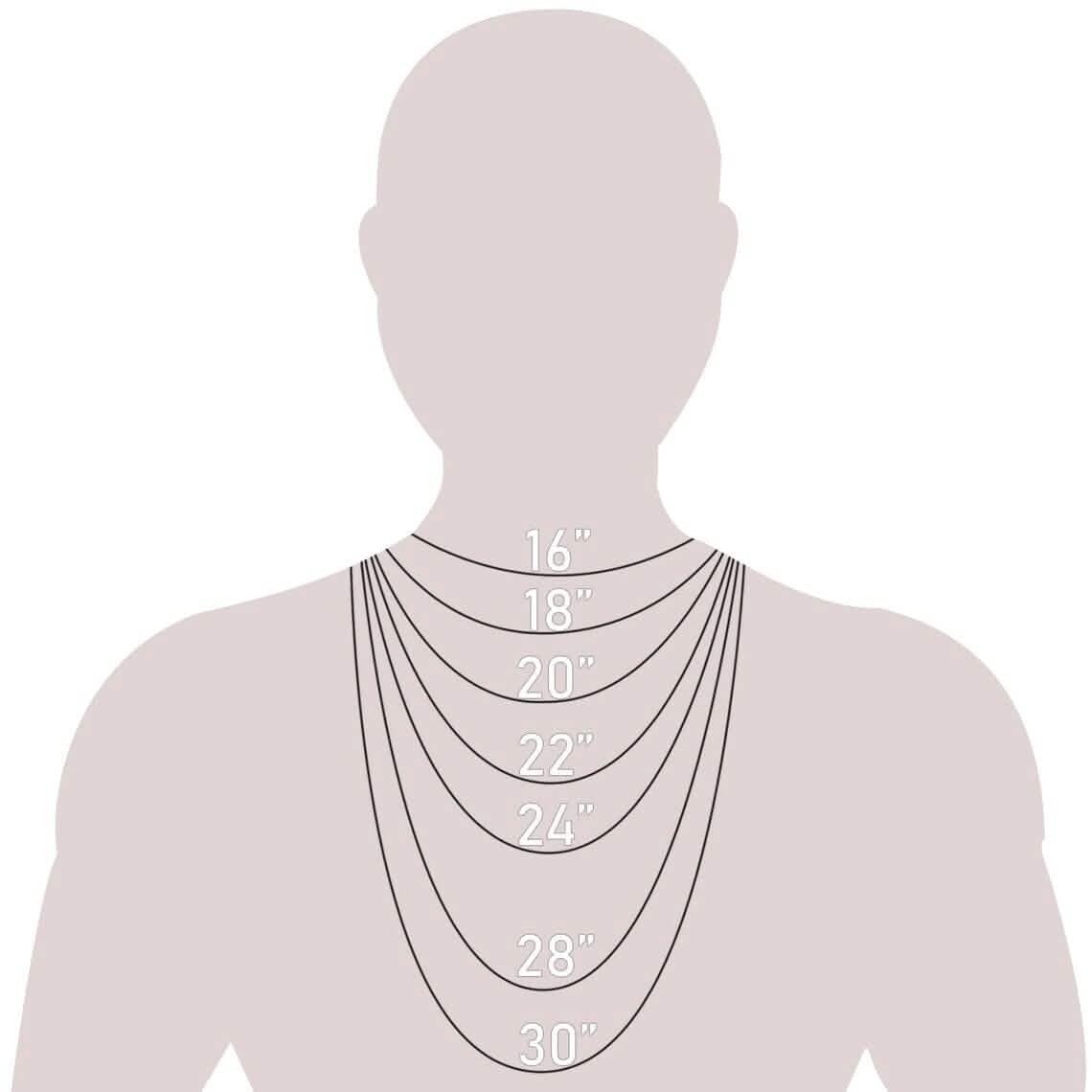 14K Yellow Gold Rope Diamond Cut Chain Necklace - A-1 Thread Vault