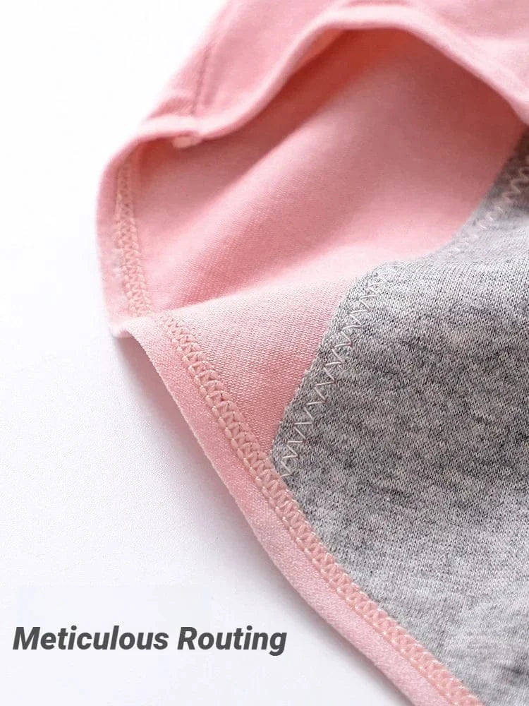 4Pcs Women's Menstrual Panties Physiological Pants Leak Proof Underwear Ladies Period Panty High Waist Cotton Briefs Lingerie - A-1 Thread Vault
