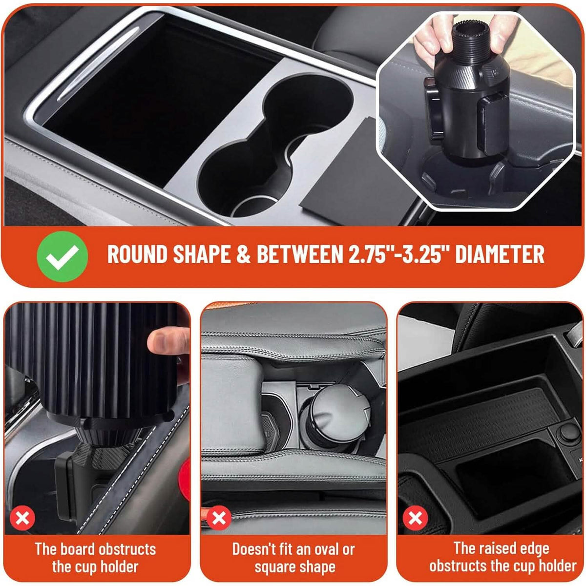 5-in-1 Car Organizer & Cup Holder - A-1 Thread Vault