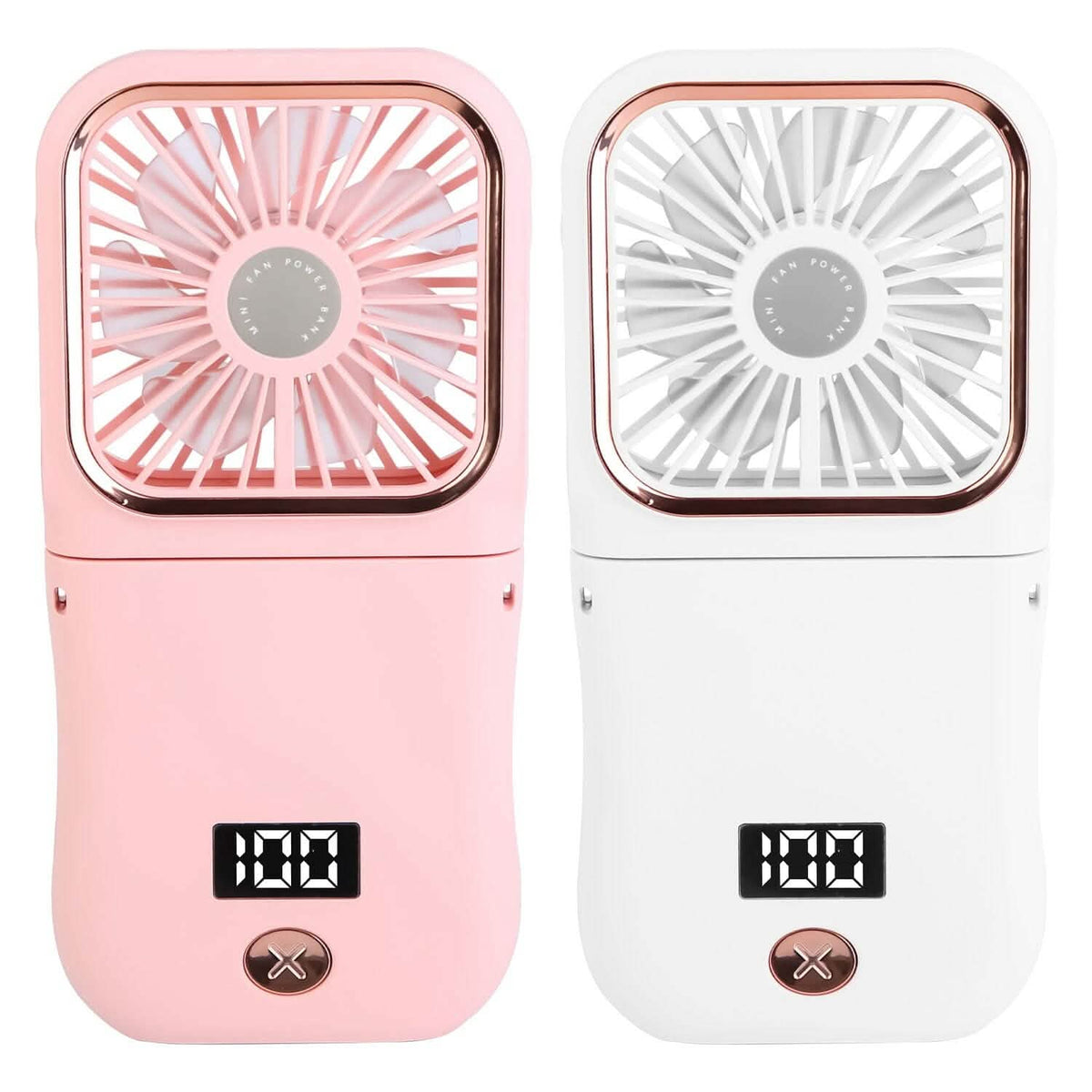 5-in-1 Folding Rechargeable Hands Free Mini Fan - A-1 Thread Vault