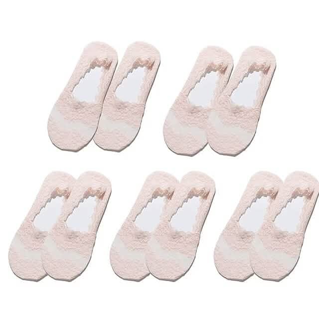 5-Pair: Women's No Show Socks - A-1 Thread Vault