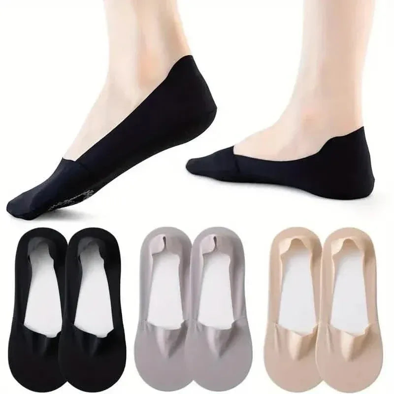5-Pairs: Low Cut No Show Socks for Women - Invisible, Non Slip, Breathable, Moisture Wicking - A-1 Thread Vault