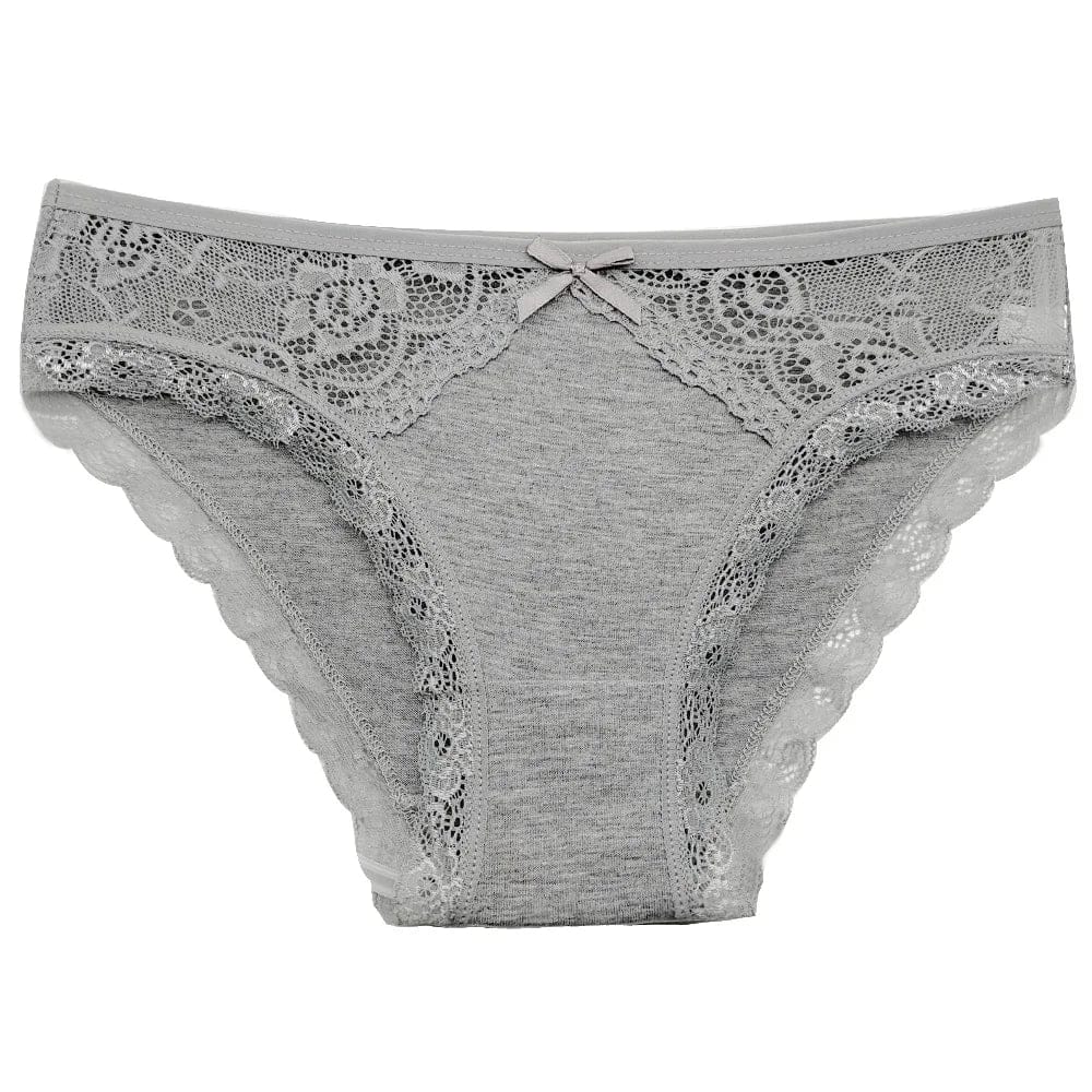 5 PCS/SET New Arrival Low Rise Ladies Sexy Lace Panty Underpants Panties For Women Lingerie Cotton Briefs - A-1 Thread Vault