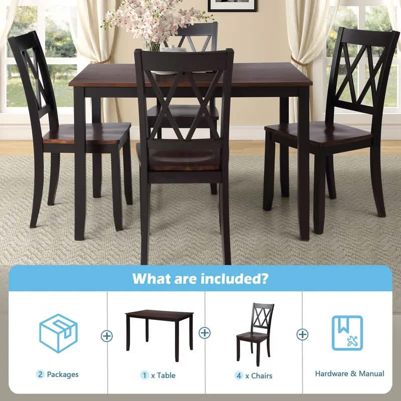 5-Piece: Dining Table Set - A-1 Thread Vault