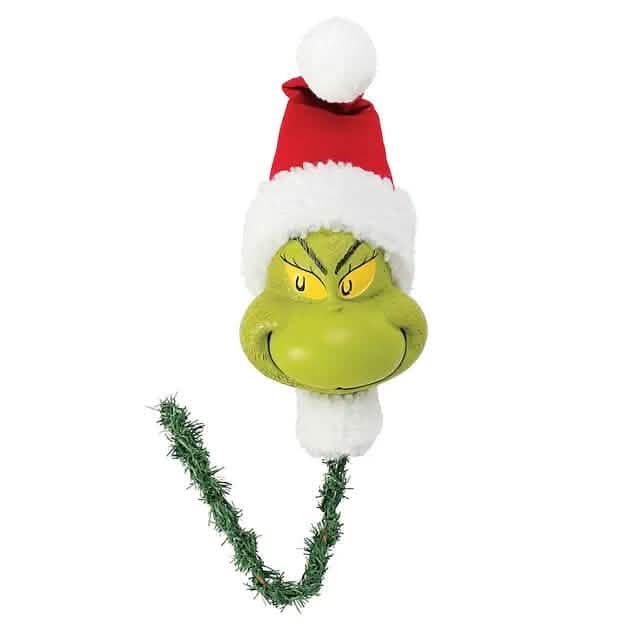 5-Piece Set: Grinch Christmas Tree Decorations, Elf Head, Christmas Tree Arms and Legs - A-1 Thread Vault