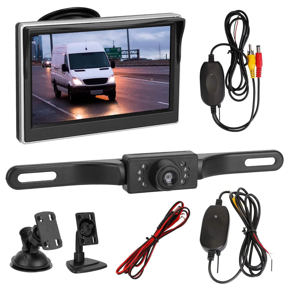 5" Screen Backup Camera Monitor Kit - A-1 Thread Vault