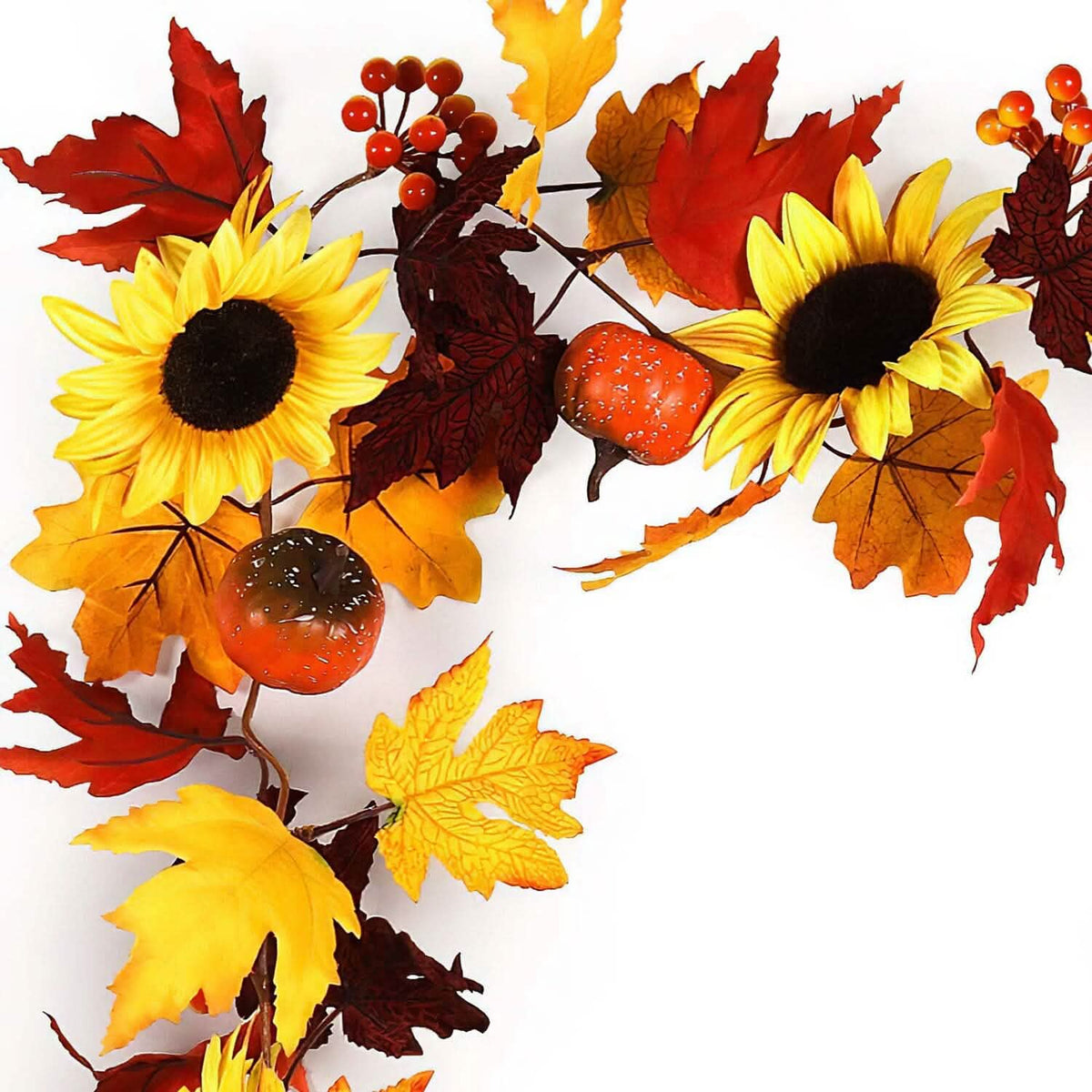 5.6ft Artificial Maple Leaf Garland Hanging Plant Vine - A-1 Thread Vault