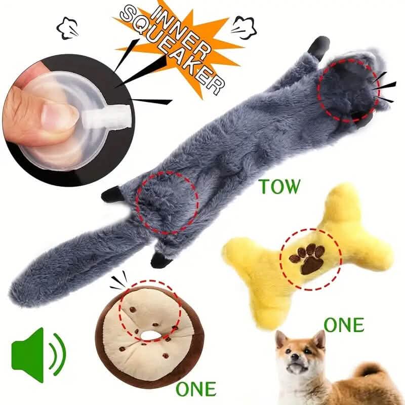 6-Pack: Durable Squeaky Dog Toys - A-1 Thread Vault