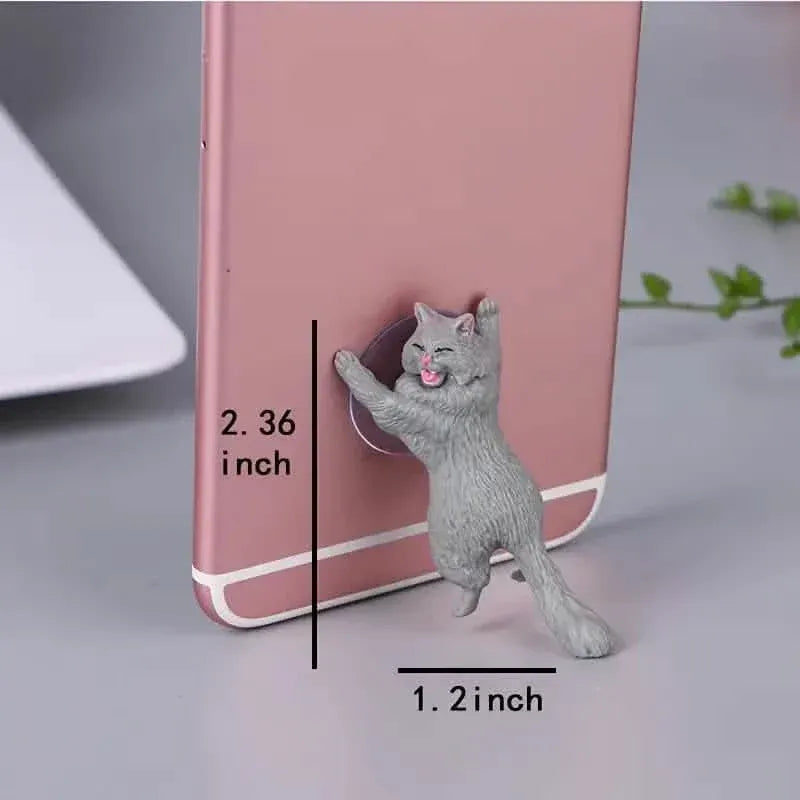 6-Pack: Portable Universal Cute Cat Cell Phone Holder - A-1 Thread Vault