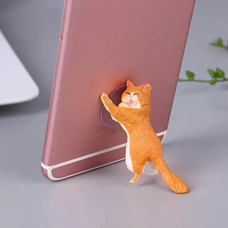 6-Pack: Portable Universal Cute Cat Cell Phone Holder - A-1 Thread Vault
