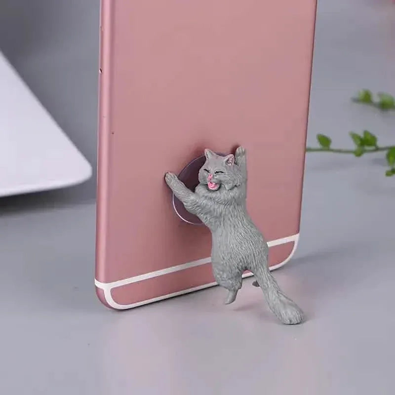 6-Pack: Portable Universal Cute Cat Cell Phone Holder - A-1 Thread Vault
