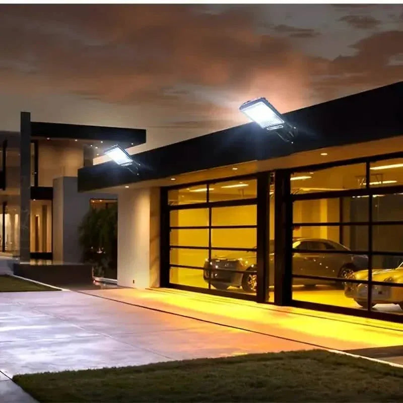 6-Pack: Solar Powered Motion Sensor Outdoor Garden Light with 108 COB LED Lights - A-1 Thread Vault
