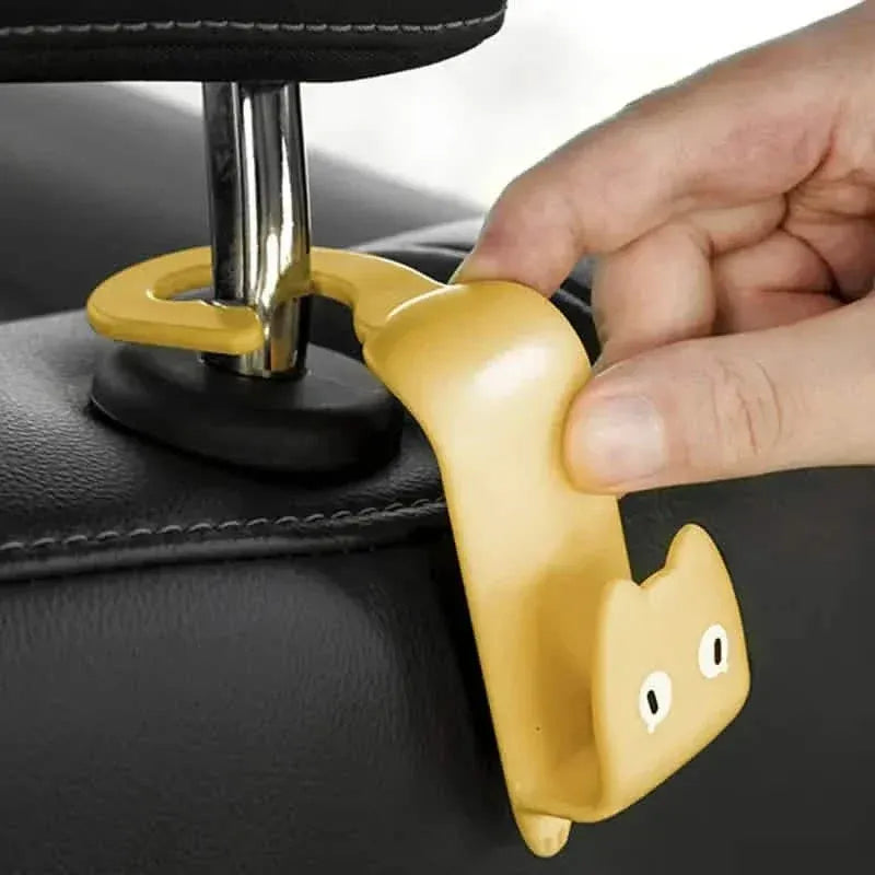 6-Pack: Universal Car Seat Hanger Hooks Cute Cartoon Double-hook - A-1 Thread Vault
