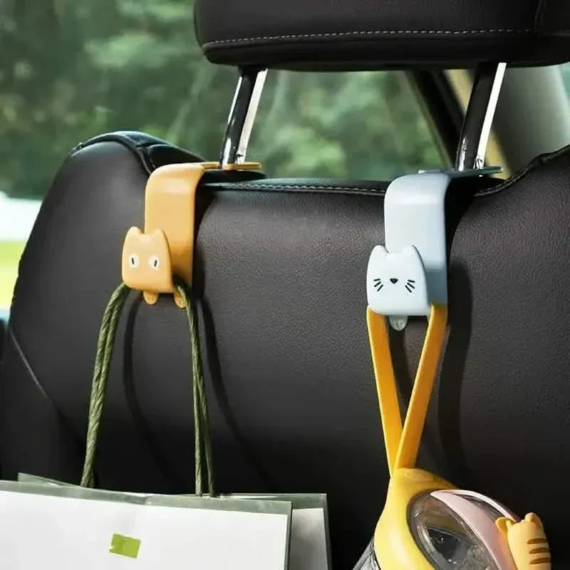 6-Pack: Universal Car Seat Hanger Hooks Cute Cartoon Double-hook - A-1 Thread Vault