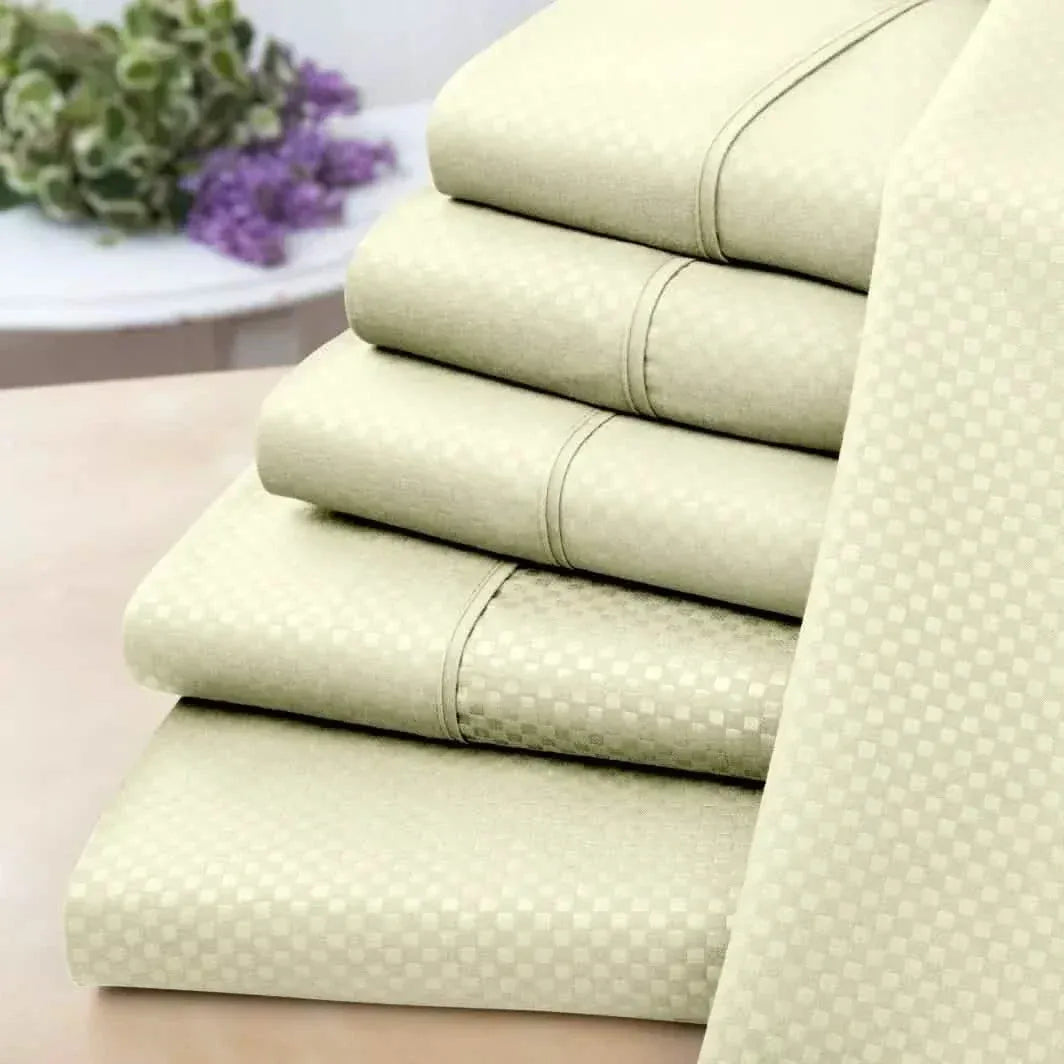 6-Piece Set: US Army Embossed Check Sheet Set - A-1 Thread Vault