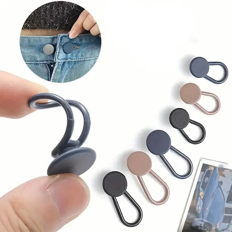 6-Pieces: Durable Waistband Expanders for Jeans - A-1 Thread Vault