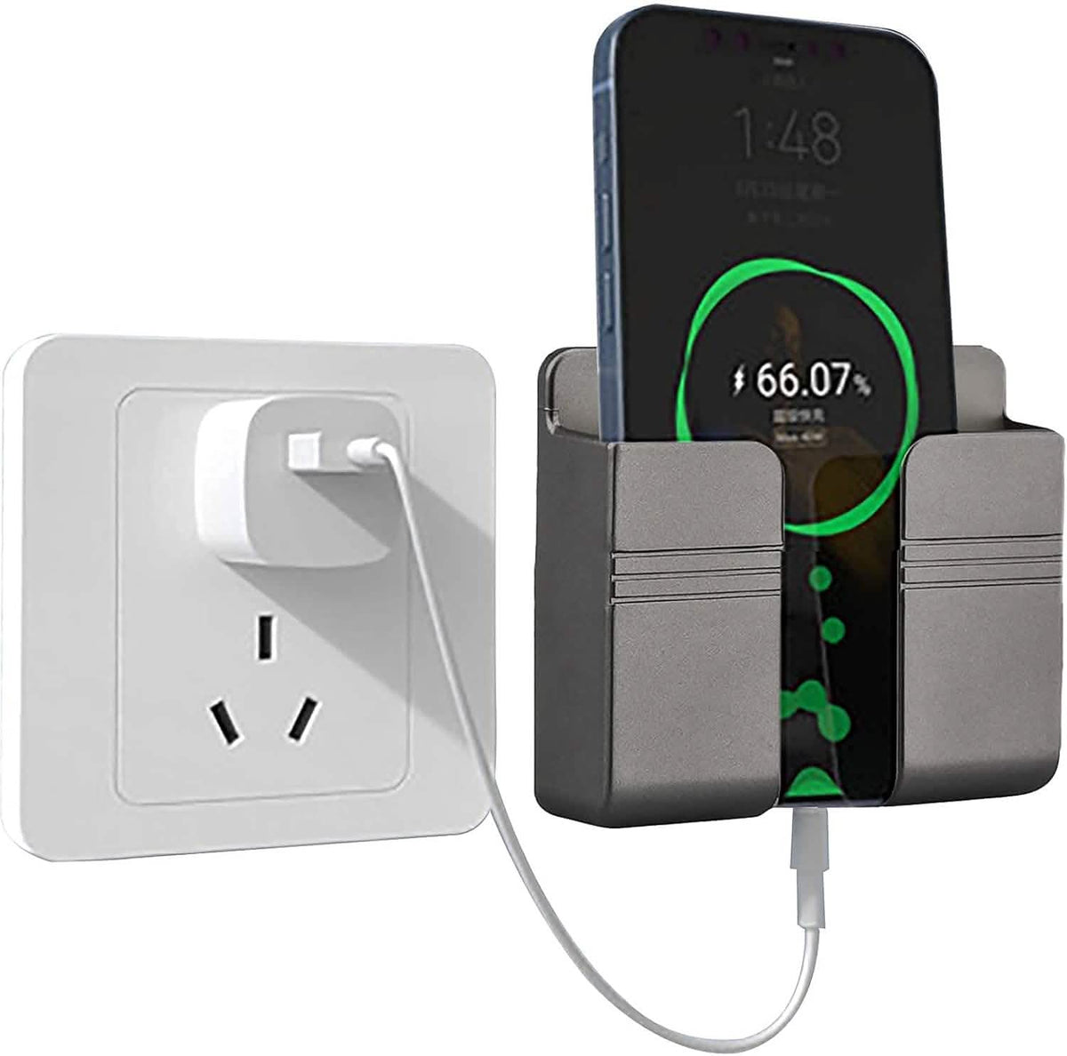 Wall-Mounted Phone Charging Holder - A-1 Thread Vault