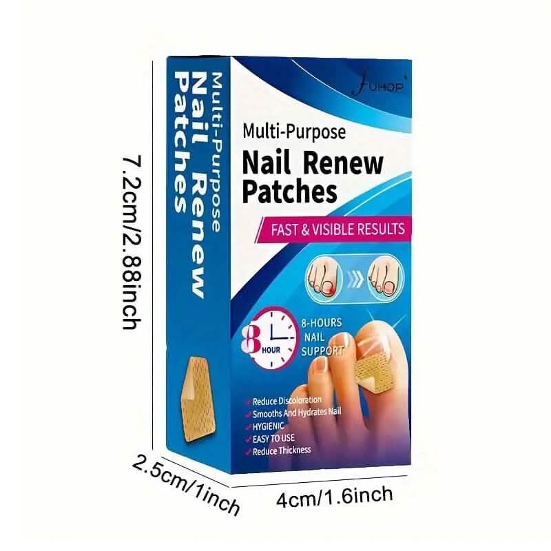 64-Pieces: Extra Strength Toenail Treatment Nail Repair Patches - A-1 Thread Vault