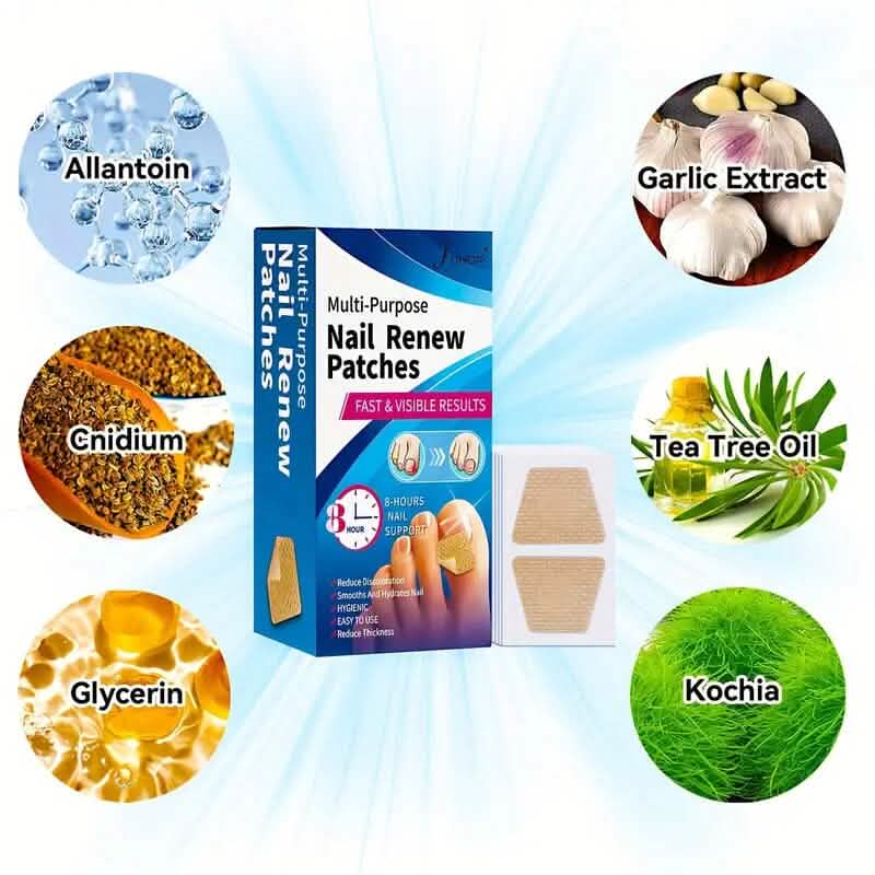 64-Pieces: Extra Strength Toenail Treatment Nail Repair Patches - A-1 Thread Vault