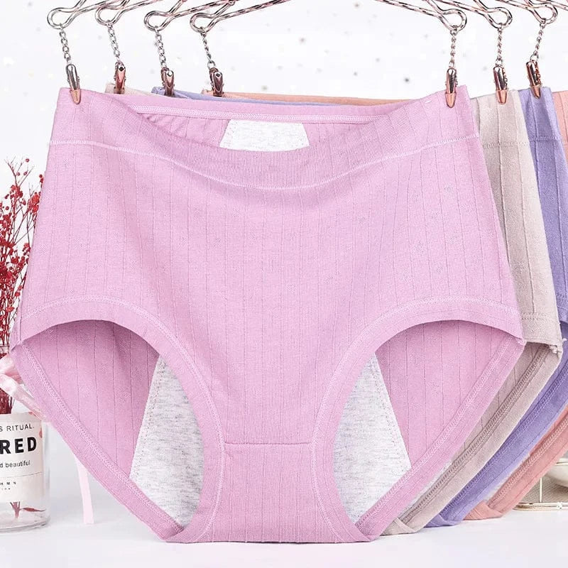 6XL Leak-Proof Menstrual Briefs For Women Cotton Panties Lingerie Physiological Underpants Period Underwear Female Intimates - A-1 Thread Vault