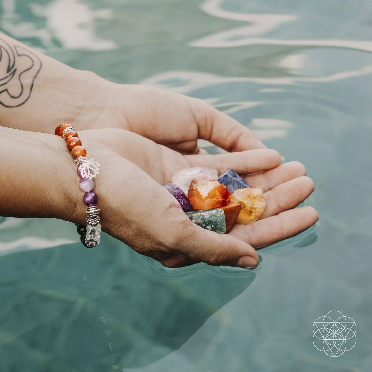 7 Chakra Bracelet and Stones Set - A-1 Thread Vault